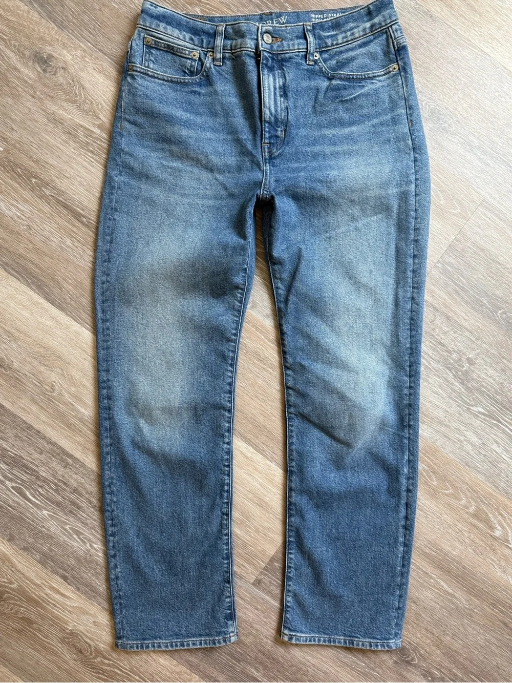 J.CREW Nipped straight jean in stretch Size 28